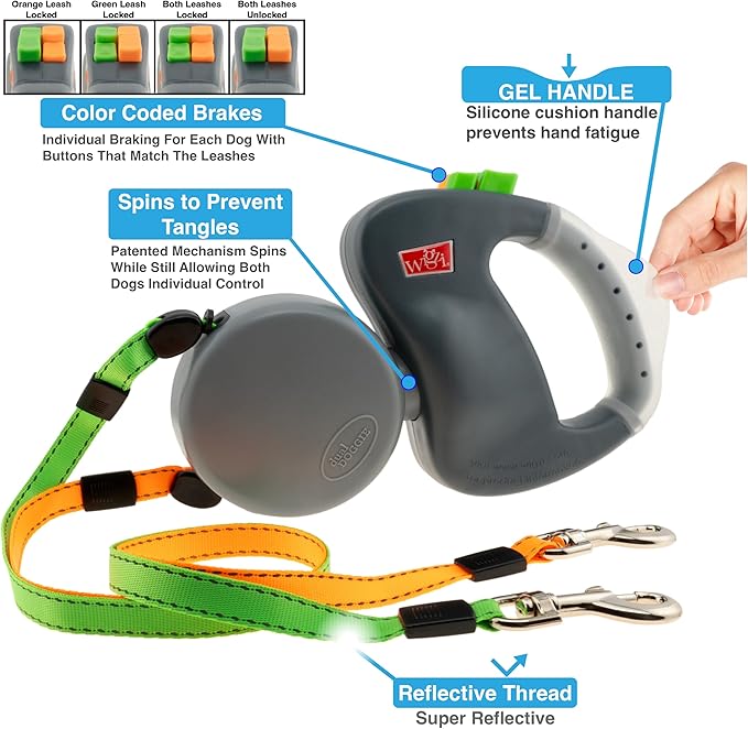 DUAL UNTANGLE DOG LEASH